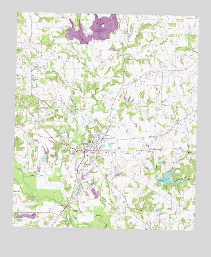 Quitman, TX USGS Topographic Map