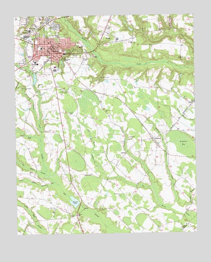 Raeford, NC USGS Topographic Map