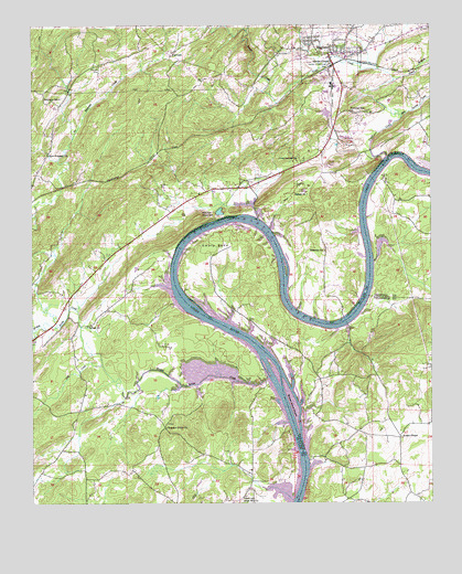 Ragland, AL USGS Topographic Map