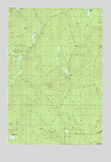Ragmuff Stream, ME USGS Topographic Map