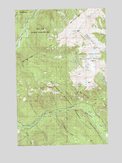 Big Devil Peak, WA USGS Topographic Map