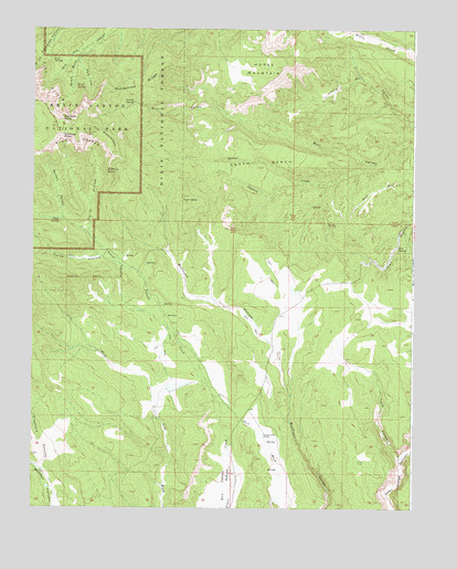 Rainbow Point, UT USGS Topographic Map