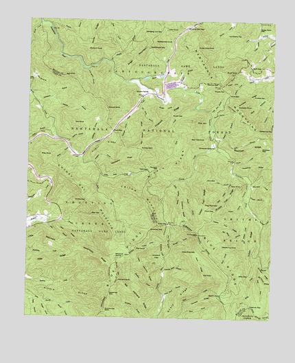 Rainbow Springs, NC USGS Topographic Map