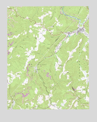 Rainelle, WV USGS Topographic Map