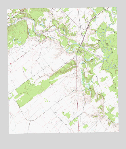 Raisin, TX USGS Topographic Map