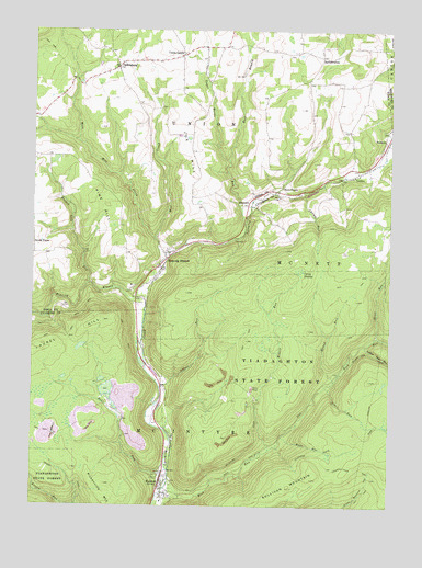 Ralston, PA USGS Topographic Map