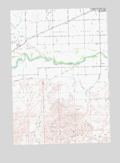 Ralston, WY USGS Topographic Map