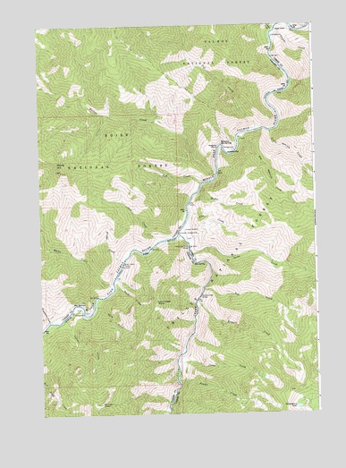 Ramey Hill, ID USGS Topographic Map