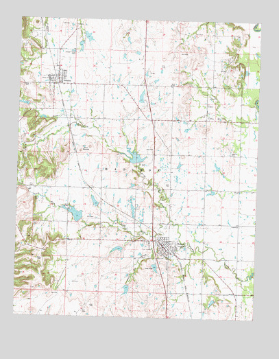 Ramona, OK USGS Topographic Map