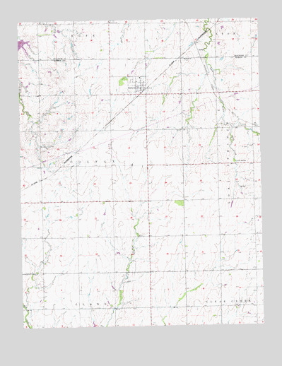 Ramona, KS USGS Topographic Map