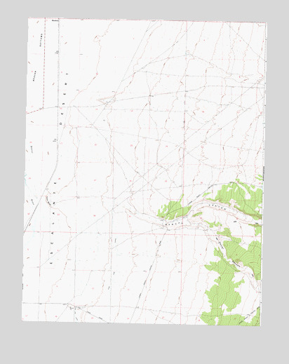Ranch Canyon, UT USGS Topographic Map