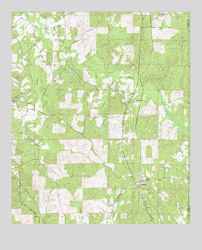 Randolph, AL USGS Topographic Map