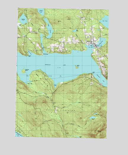 Rangeley, ME USGS Topographic Map