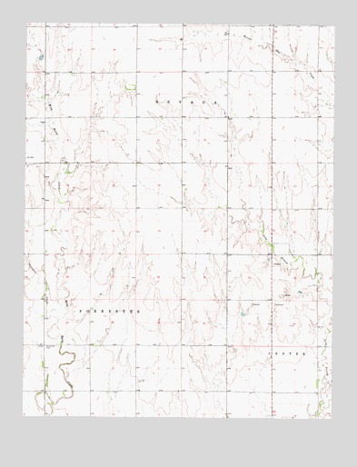 Ransom SW, KS USGS Topographic Map