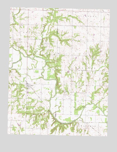 Rantoul, KS USGS Topographic Map