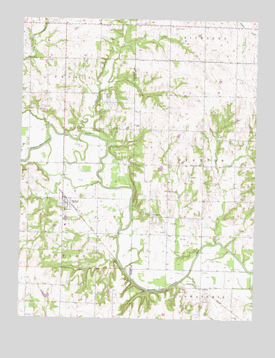 Rantoul, KS USGS Topographic Map