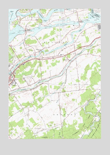 Raquette River, NY USGS Topographic Map