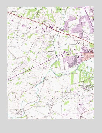 Raritan, NJ USGS Topographic Map