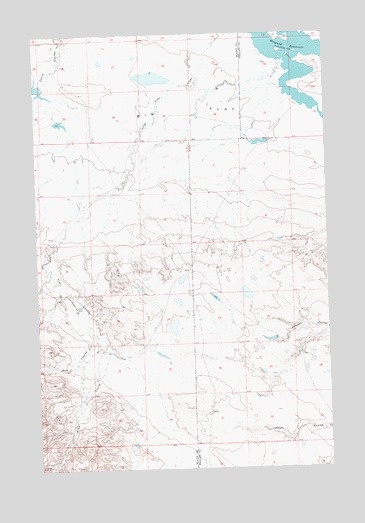 Big Flat West, MT USGS Topographic Map
