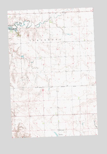Raub, ND USGS Topographic Map