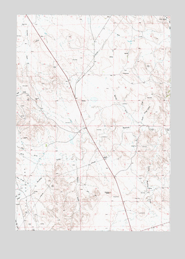 Rawhide School, WY USGS Topographic Map