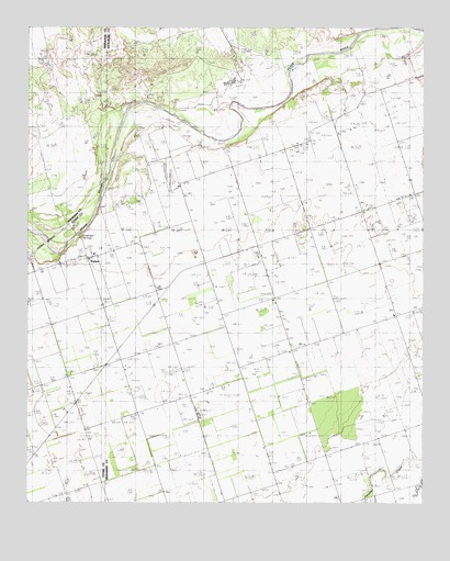 Rayland, TX USGS Topographic Map