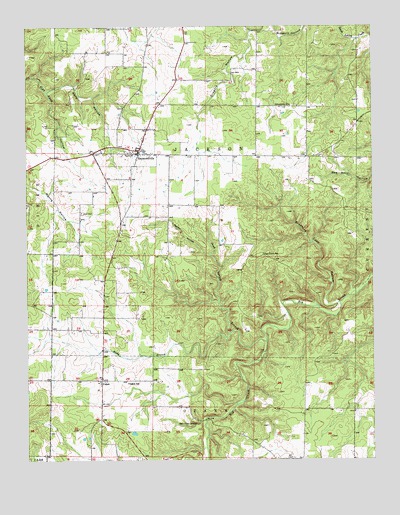 Raymondville, MO USGS Topographic Map