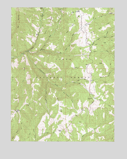 Rays Valley, UT USGS Topographic Map