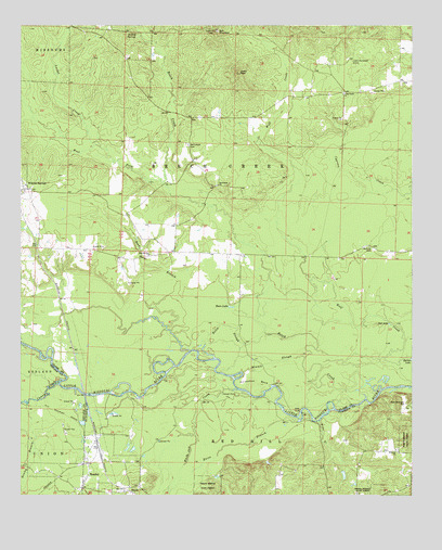 Reader, AR USGS Topographic Map