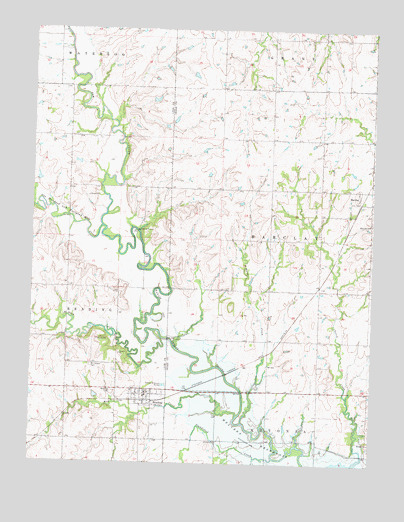 Reading, KS USGS Topographic Map