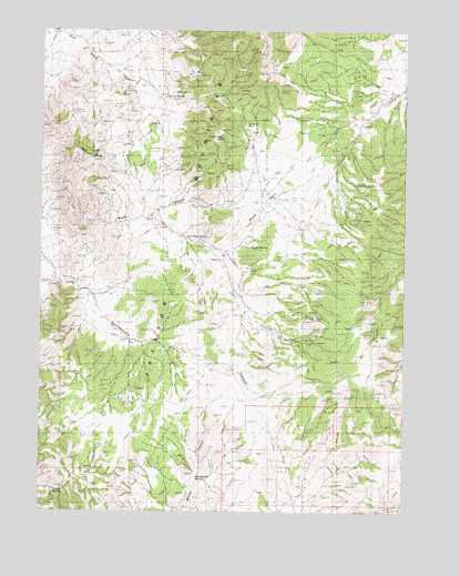 Red Butte, NV USGS Topographic Map