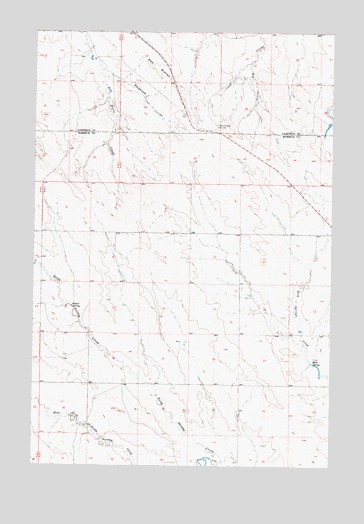 Red Buttes, MT USGS Topographic Map