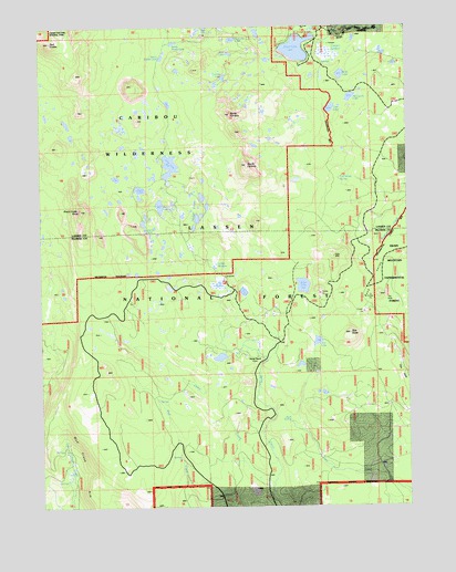 Red Cinder, CA USGS Topographic Map