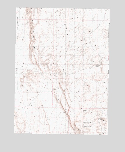 Red Lookout Butte, OR USGS Topographic Map