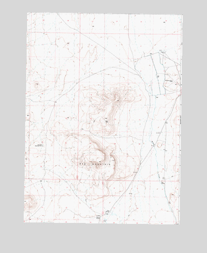 Red Mountain, OR USGS Topographic Map