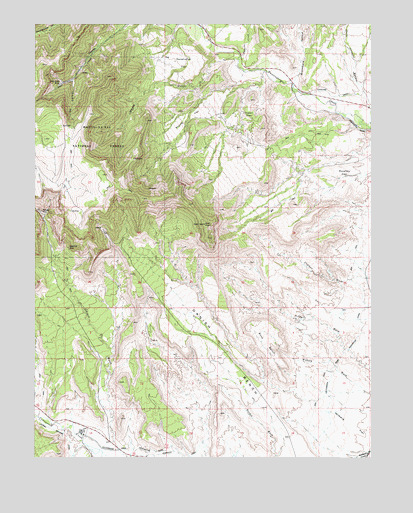 Red Point, UT USGS Topographic Map
