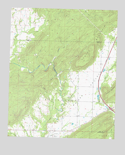 Redden, OK USGS Topographic Map