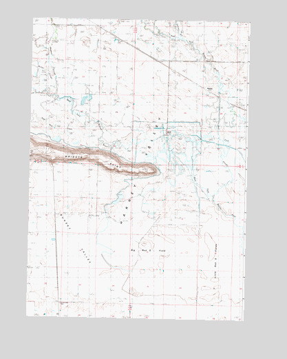 Redess, OR USGS Topographic Map