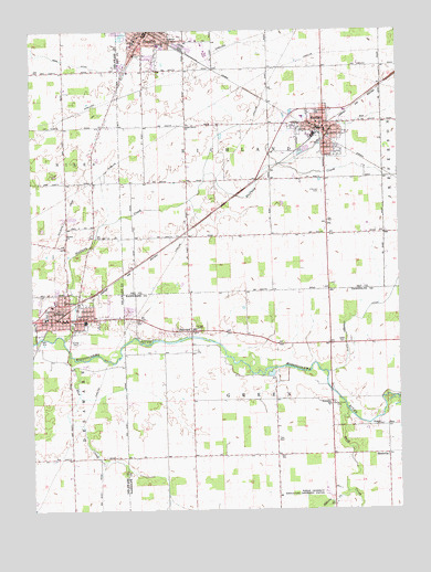 Redkey, IN USGS Topographic Map