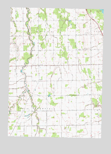Redman, MI USGS Topographic Map
