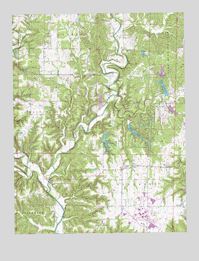 Reform, MO USGS Topographic Map