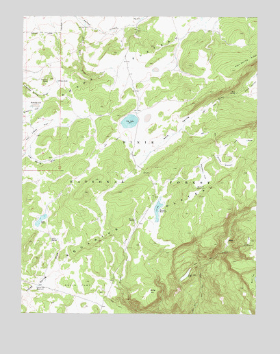 Big Lake, UT USGS Topographic Map