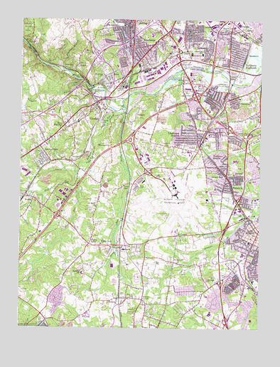 Relay, MD USGS Topographic Map