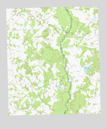 Reliance, TX USGS Topographic Map