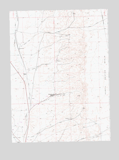 Reliance, WY USGS Topographic Map