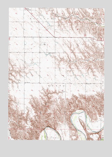 Reliance SE, SD USGS Topographic Map