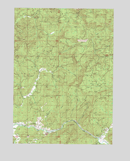 Remote, OR USGS Topographic Map