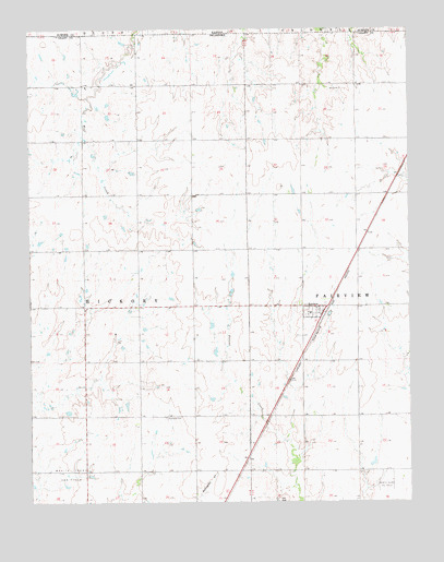 Renfrow, OK USGS Topographic Map