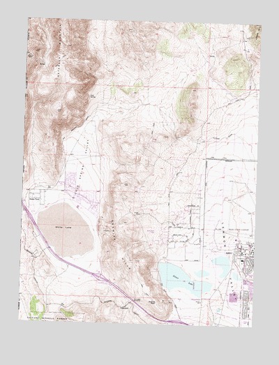 Reno NW, NV USGS Topographic Map