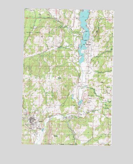 Republic, WA USGS Topographic Map